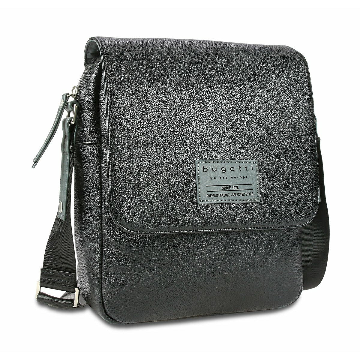 bugatti Messenger Bag MOTO D Medium Black Ken Cook Menswear